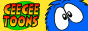 CeeGee Toons standard size fluff button