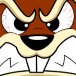 T-Shirt Angry Squirrel