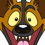 T-Shirt Laughing Hyena