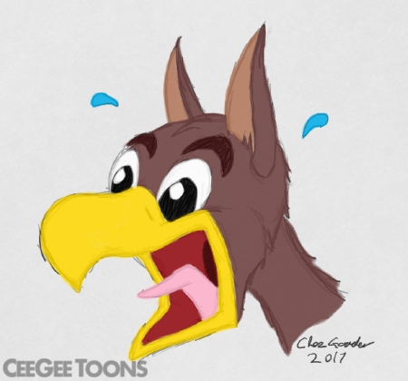 Freaked-Out Gryphon