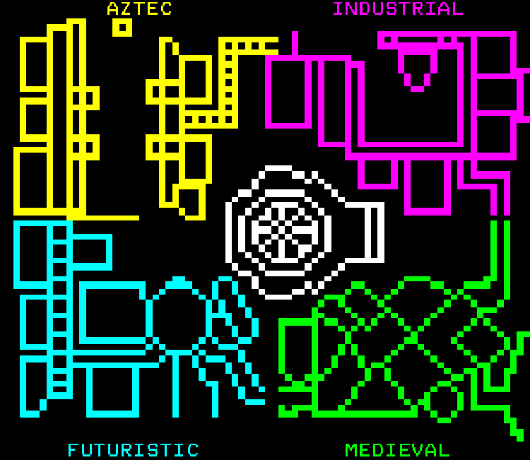 Crystal Maze Map