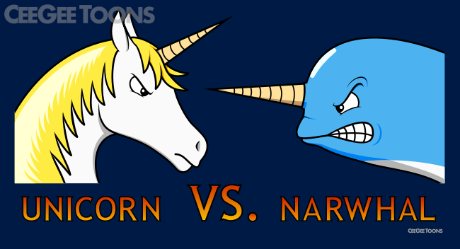 Unicorn Vs. Narwhal